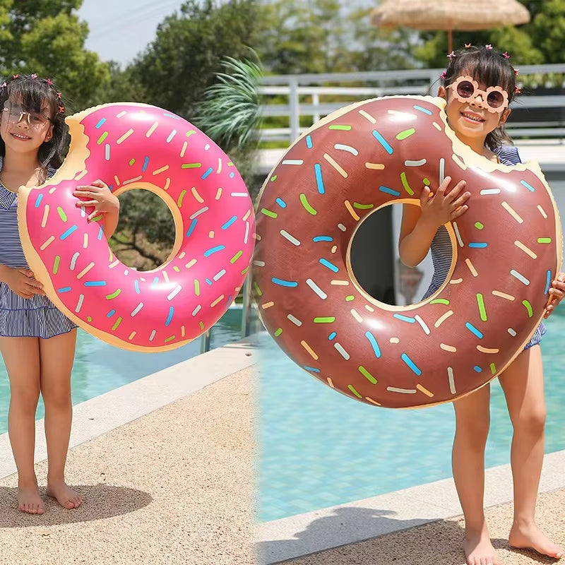 Donut Swimming Ring Inflatable Swim Pool Float for Kid Adult Swimming Circle Baby Swim Tube Water Play Swimming Equipment