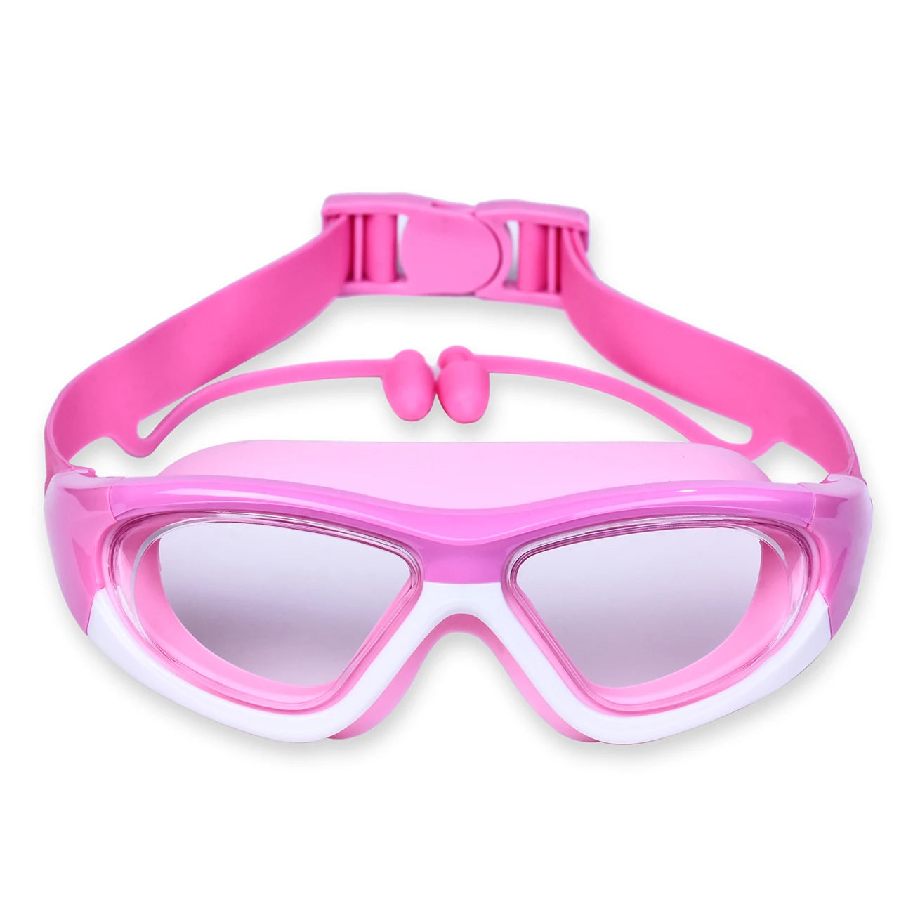 High-Definition Kidsren'S Swimming Goggles for Boys and Girls Anti-Fog Swimming Goggles Large-Frame Goggles Comfortable Silic
