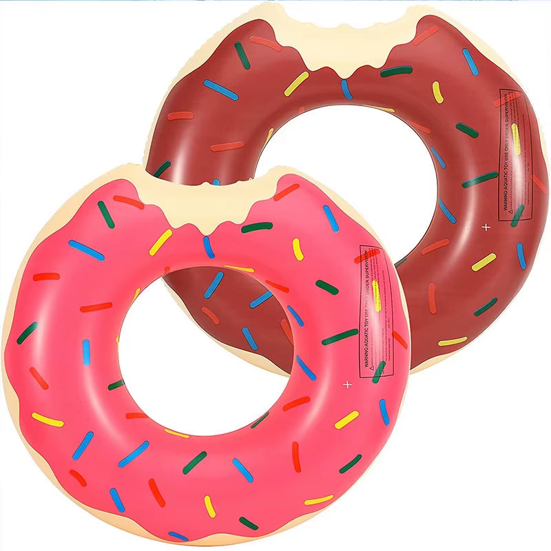 Donut Swimming Ring Inflatable Swim Pool Float for Kid Adult Swimming Circle Baby Swim Tube Water Play Swimming Equipment