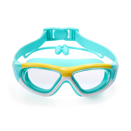 High-Definition Kidsren'S Swimming Goggles for Boys and Girls Anti-Fog Swimming Goggles Large-Frame Goggles Comfortable Silic