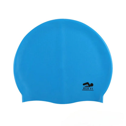Silicone Elastic Swimming Cap Waterproof Swim Hat for Men Women Adult Long Hair Pool Caps Protect Ears Swimming Equipment